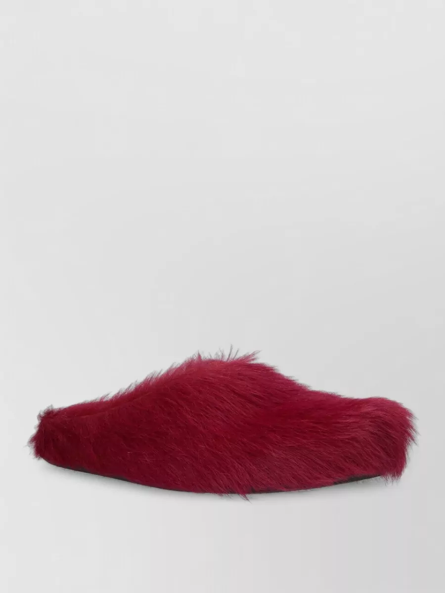 Marni Cozy Faux Fur Flat Sole Slippers