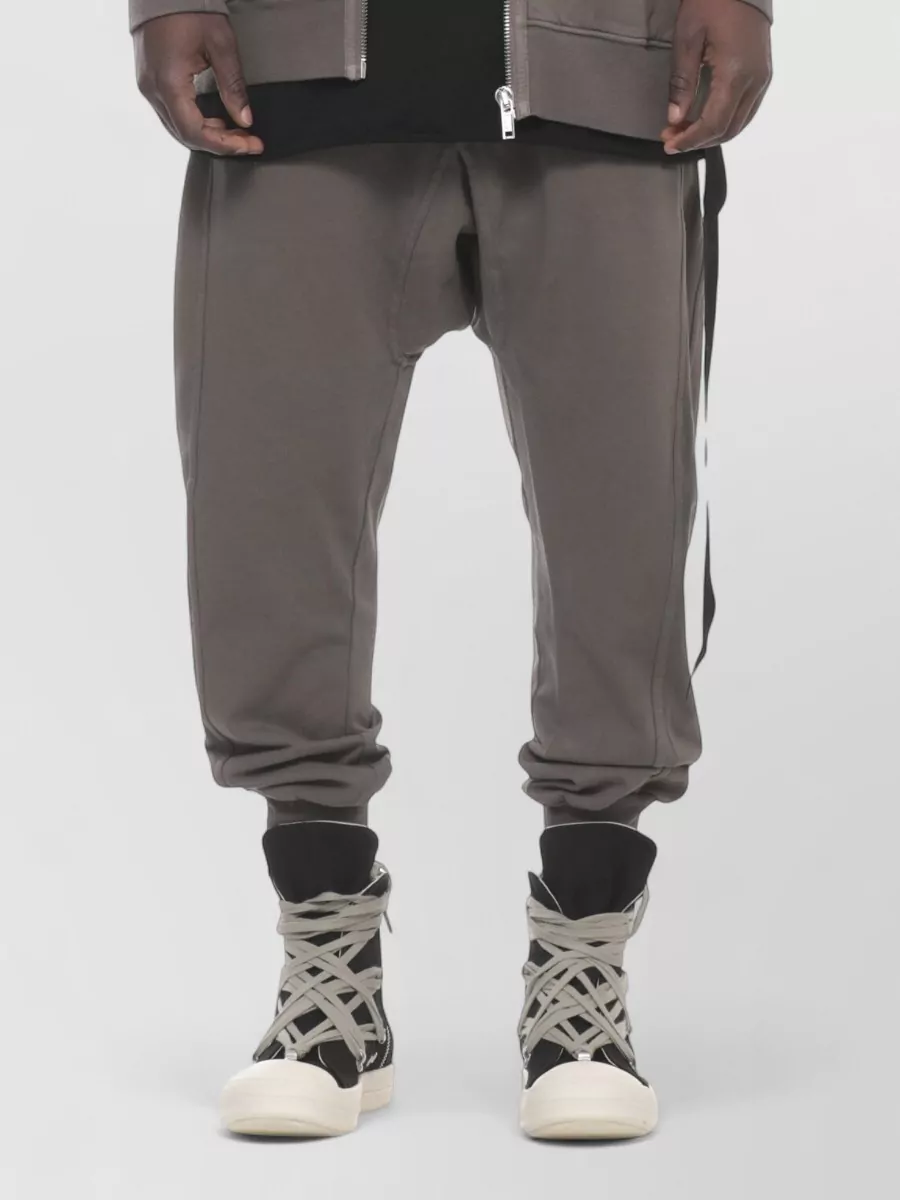 Rick Owens Drkshdw Cotton Straight-Leg Drop-Crotch Trousers