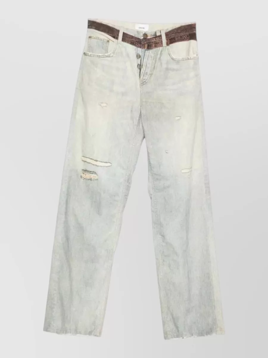 Haikure Cotton wide-leg trousers