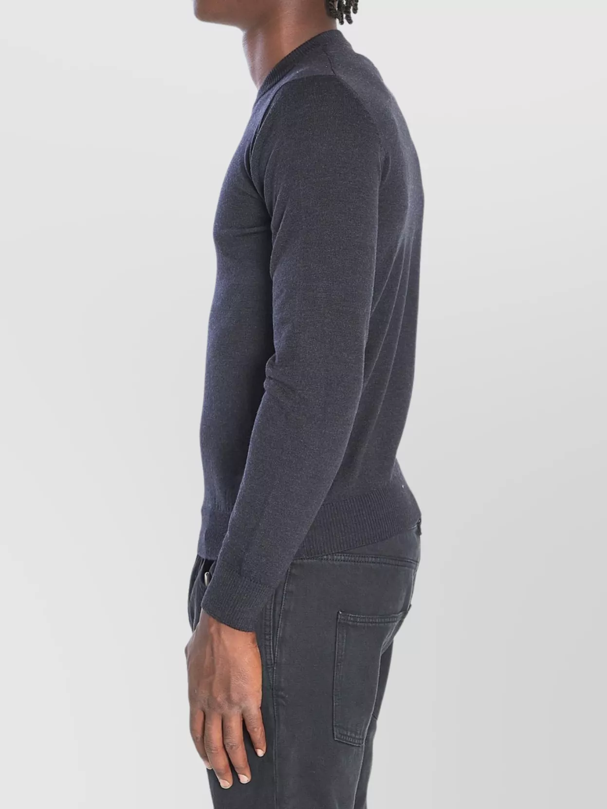 Fendi Virgin Wool Crew Neck Pullover