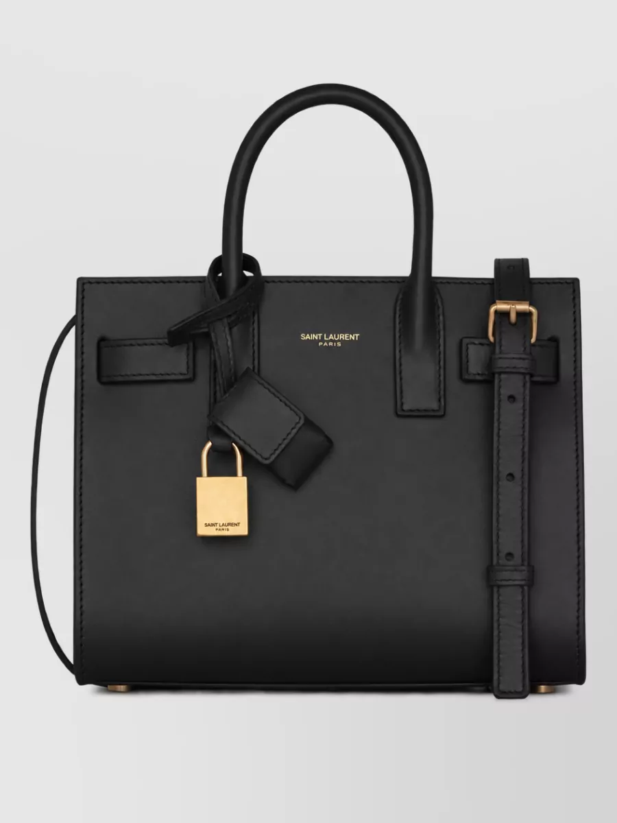 Saint Laurent Nano Sac De Jour Shoulder Bag Handle Size