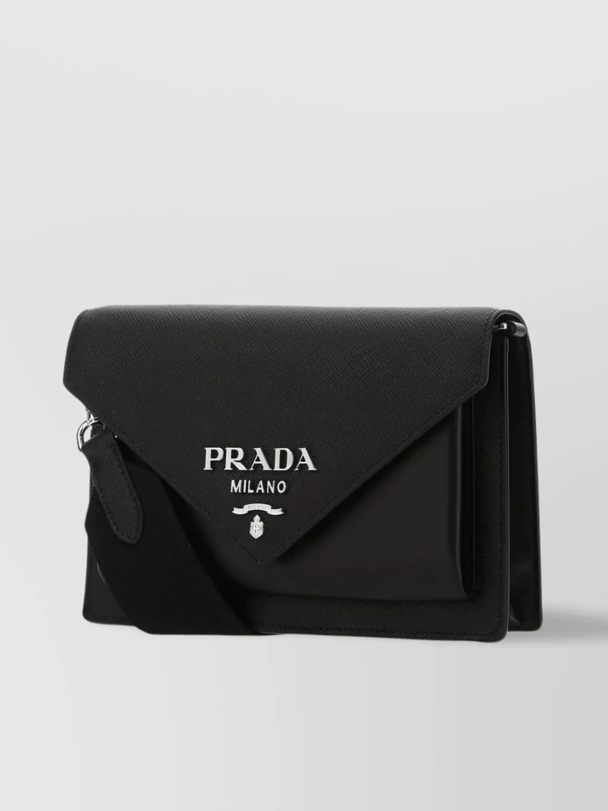 Shop Prada Leather Crossbody Bag Strap Adjustable