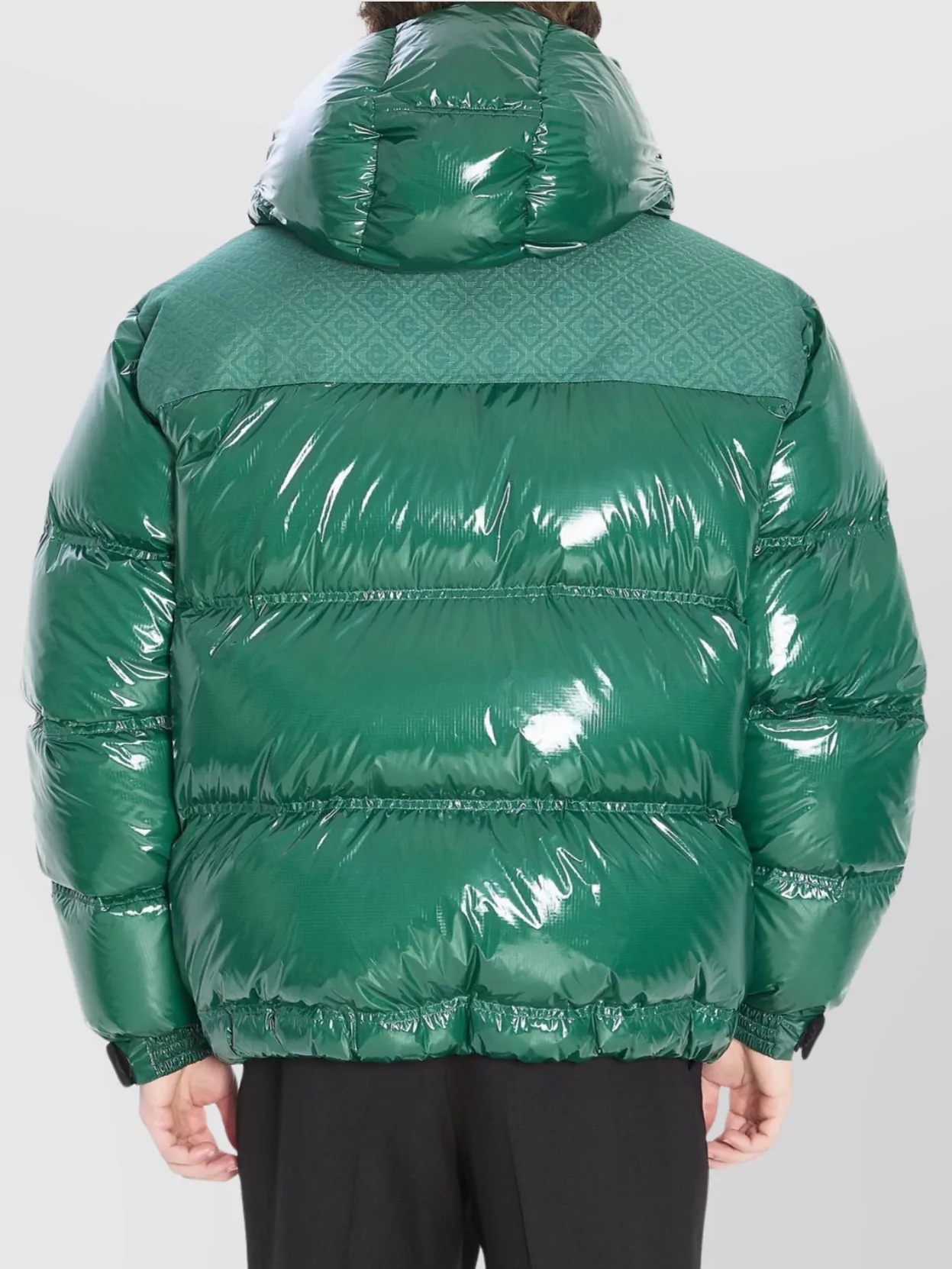 Casablanca Quilted Nylon Puffer Jacket Hood