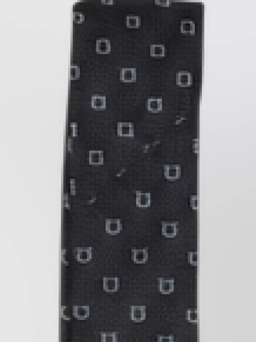 Ferragamo silk printed tie