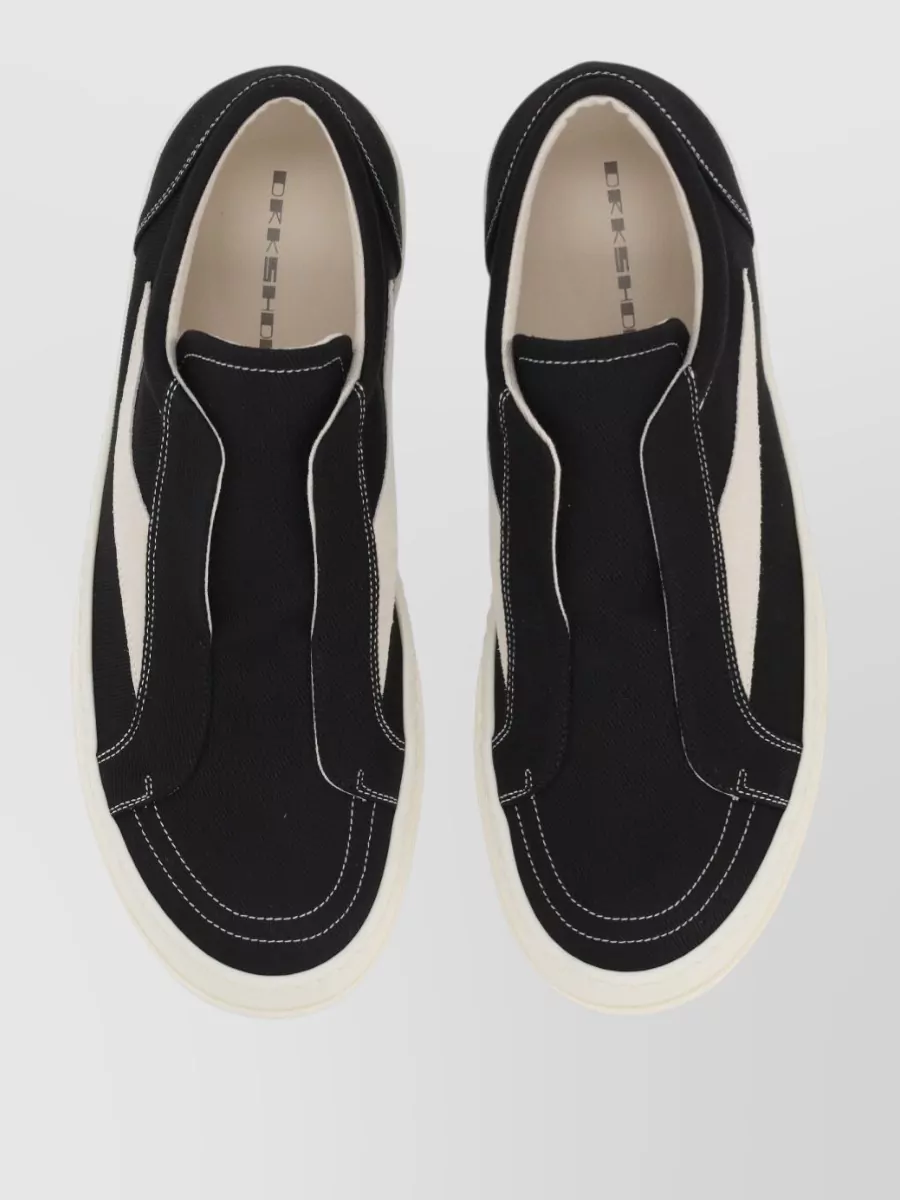 Rick Owens Drkshdw Cotton Slip-On Sneakers