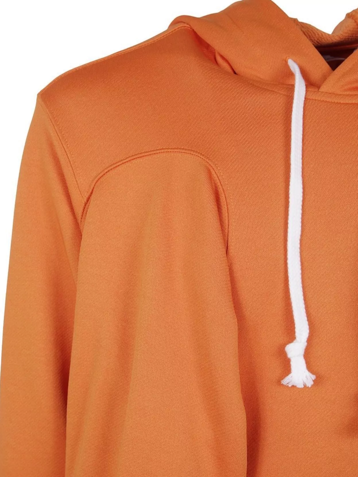 Comme Des Garçons Hooded Knit Sweatshirt Drawstring Detail