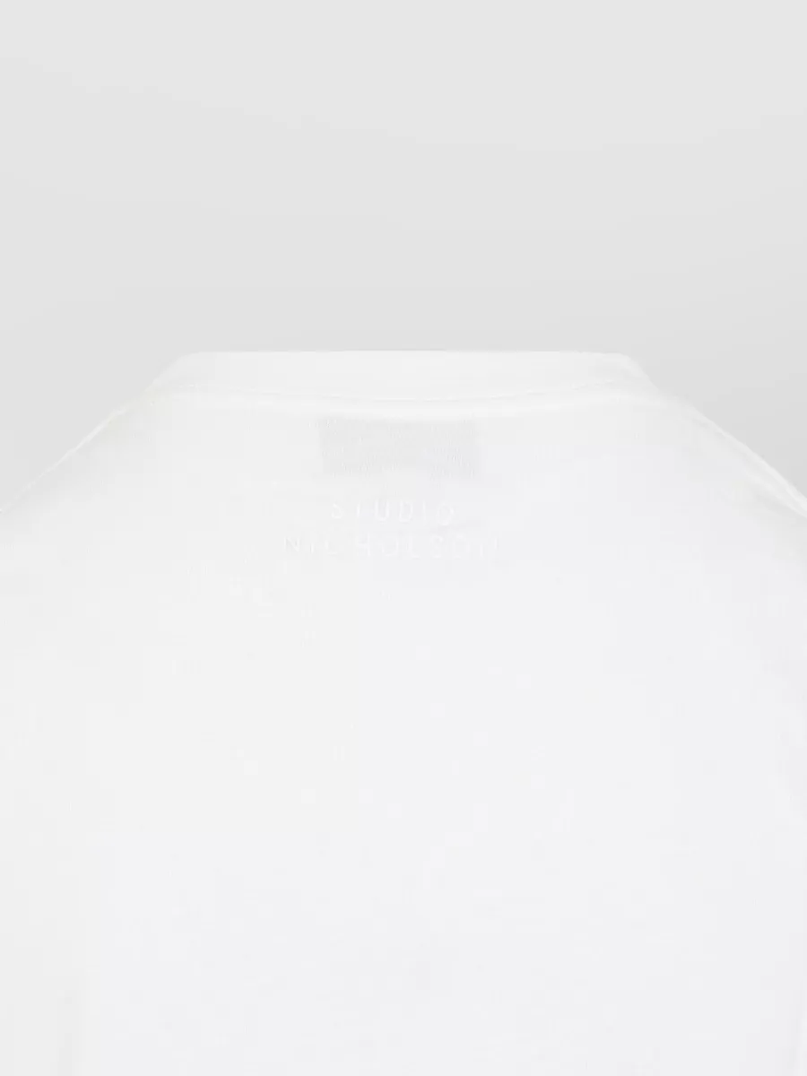 Studio Nicholson Straight Crew Neck T-Shirt Plain Short Sleeves