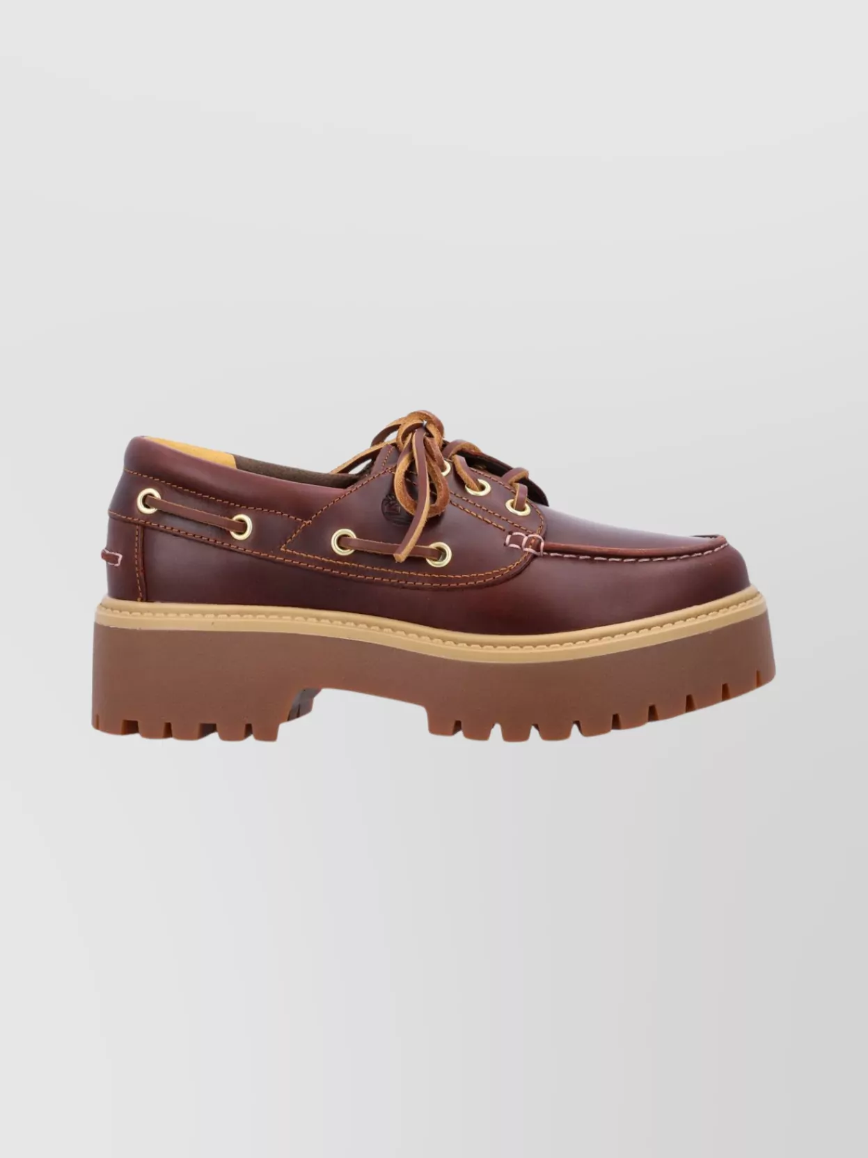 Timberland Laced Boat Shoe Chunky Sole
