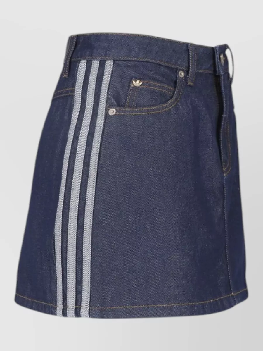 Adidas Denim Knee-Length Skirt