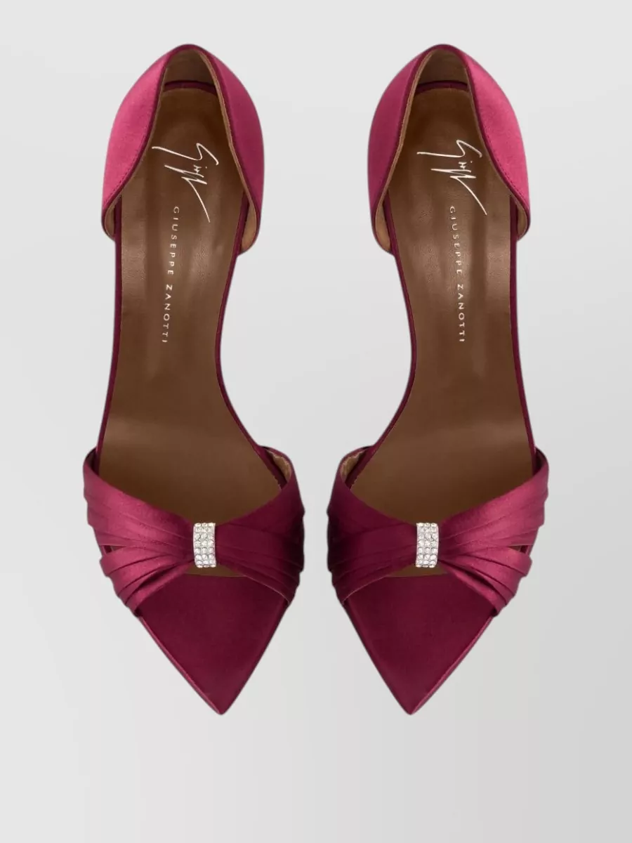 Giuseppe Zanotti Satin Open-Toe Sandals