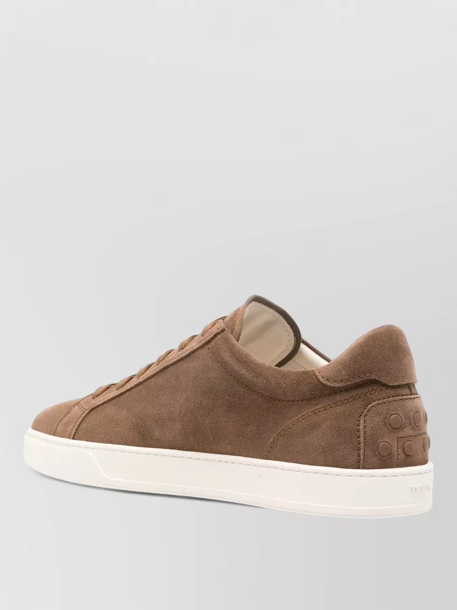 Tod's Suede Low-Top Sneakers