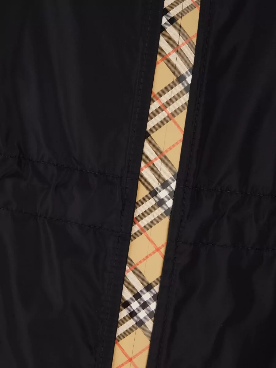 Burberry Nylon Hooded Short Jacket