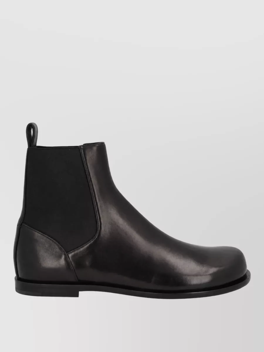 Fendi Leather Chelsea Boots
