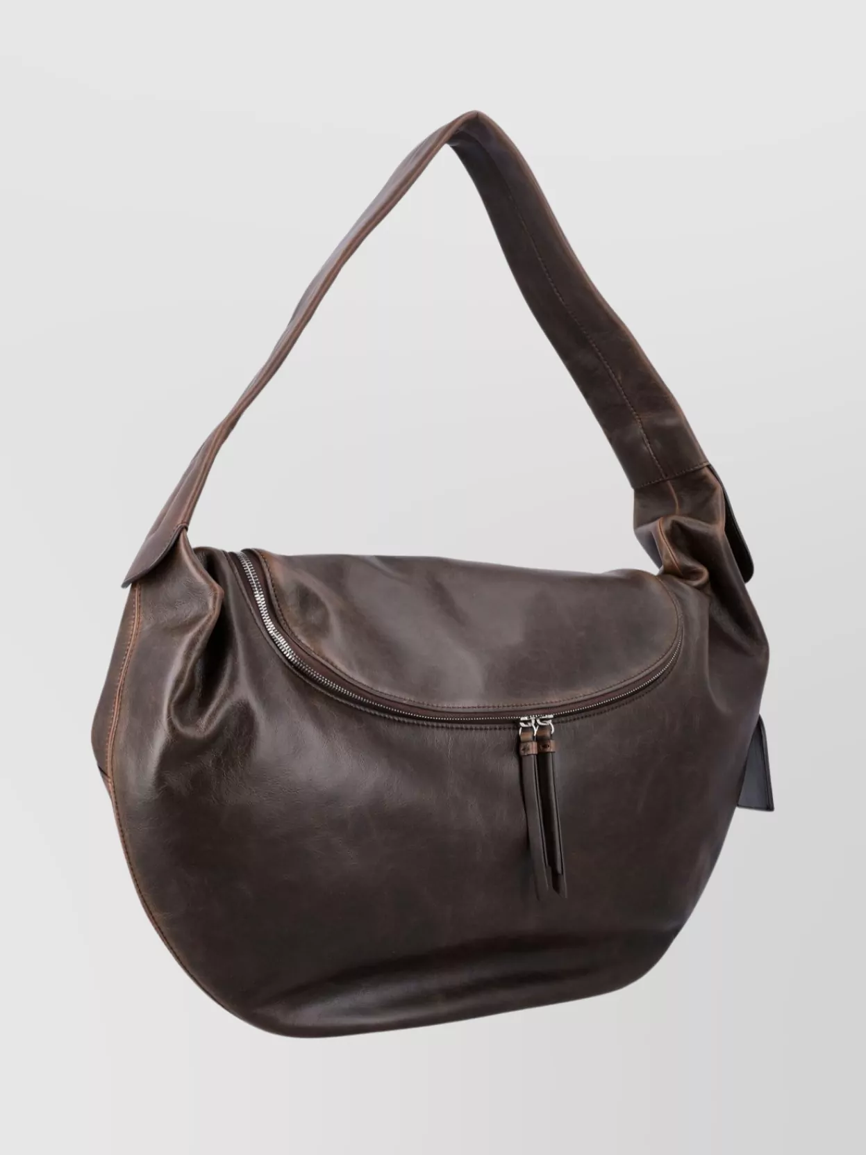 Low Classic Curved Shoulder Bag Adjustable Strap
