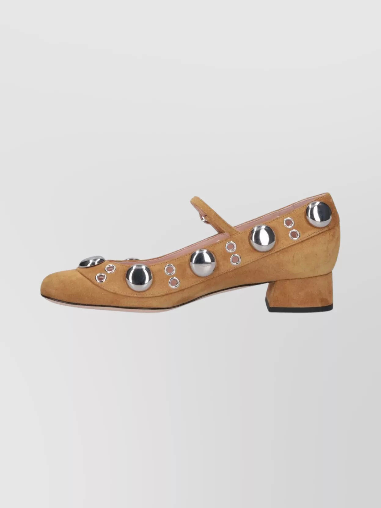 Valentino Garavani Stylish Block Heel Suede Pumps