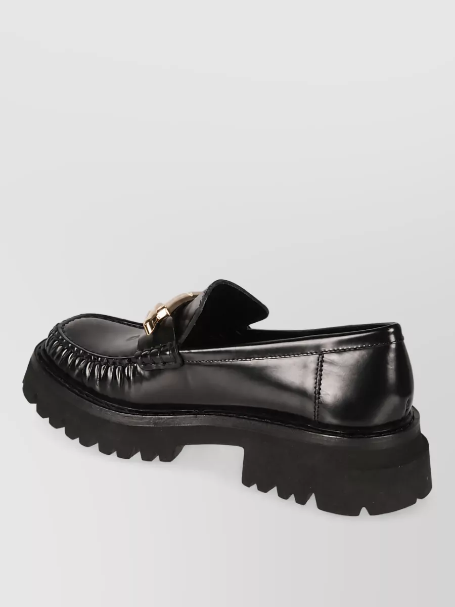 Ferragamo Leather Loafers