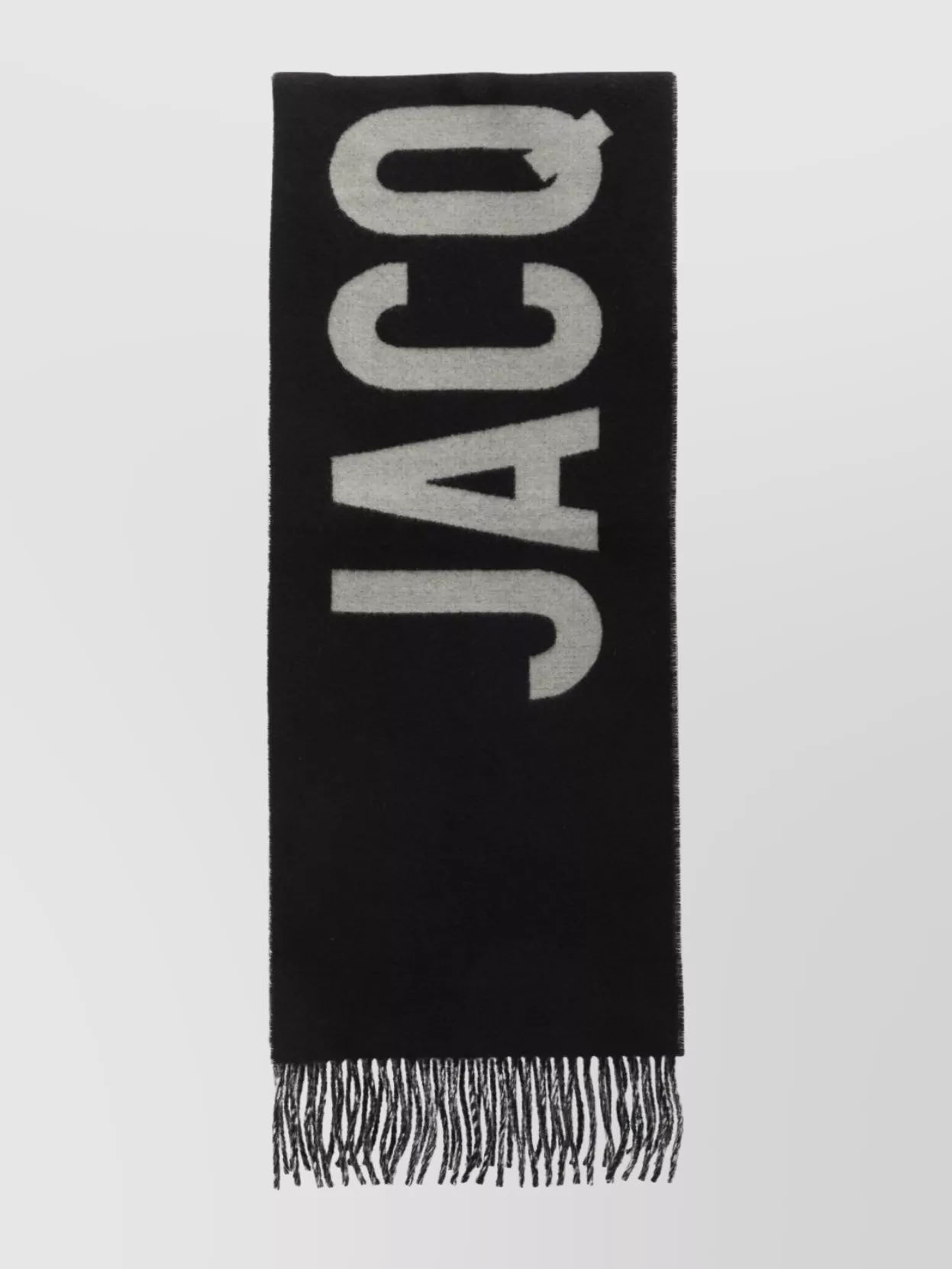 Jacquemus Fringed Ends Wool Scarf