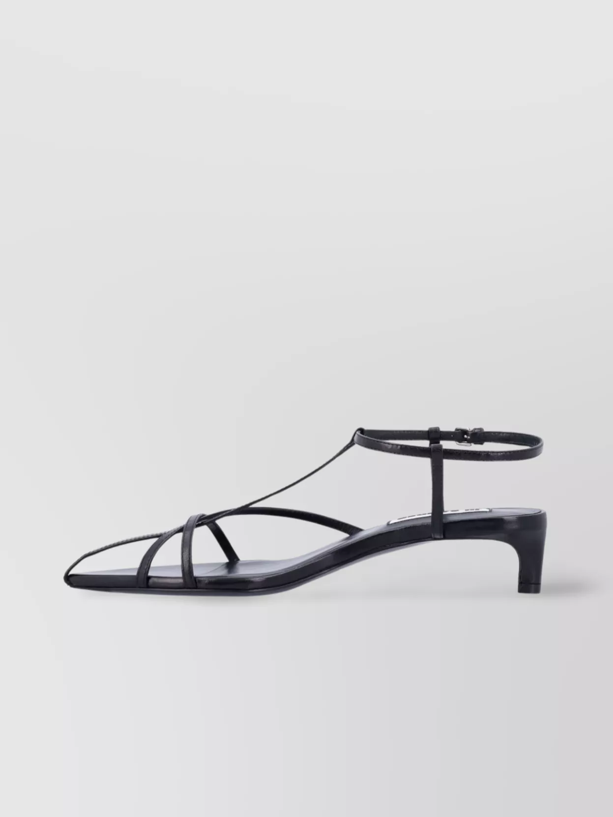 Jil Sander Strappy Sandal Kitten Heel