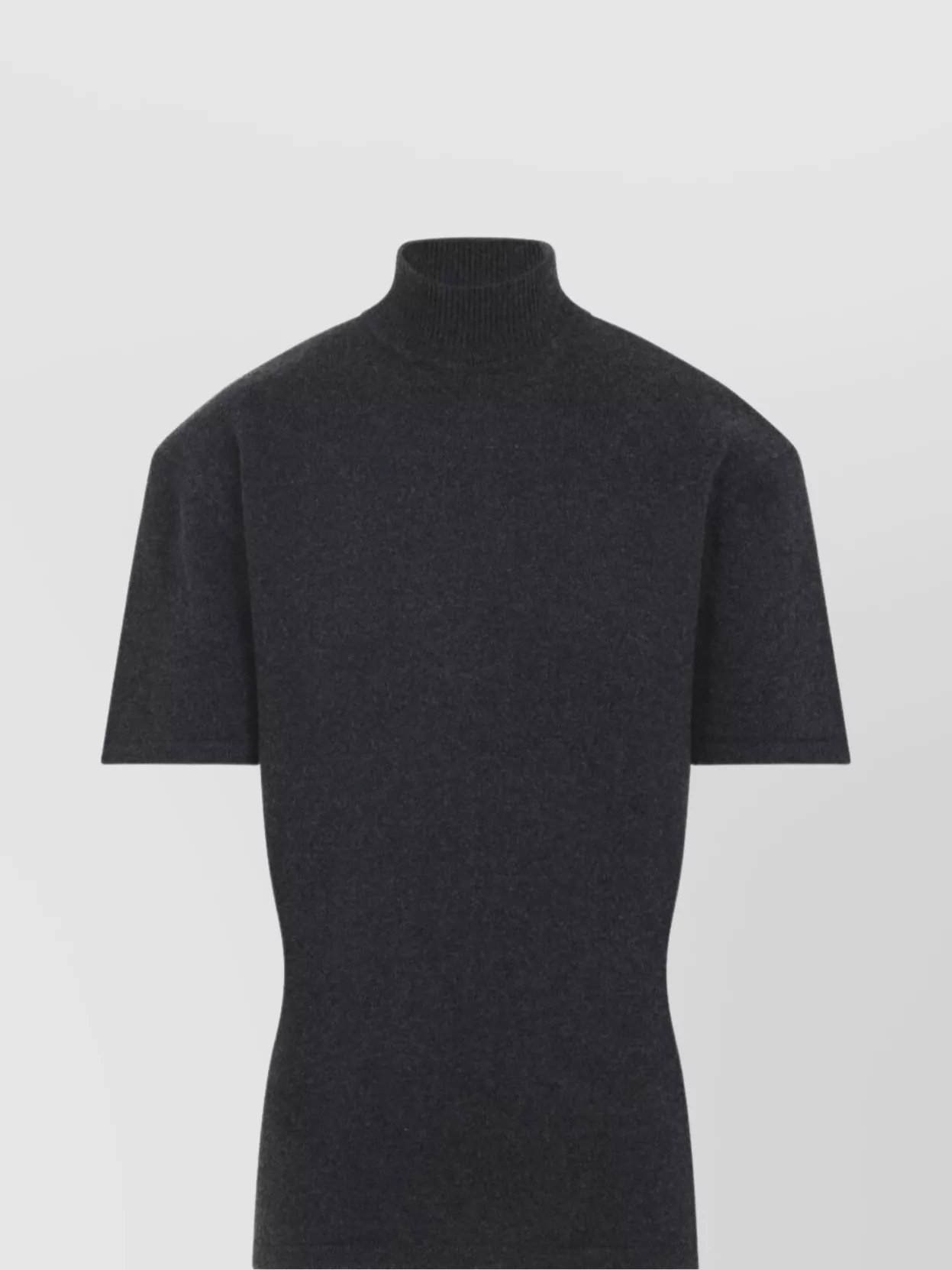 Jacquemus Castagna Knitted Short-sleeved Sweater In Blue
