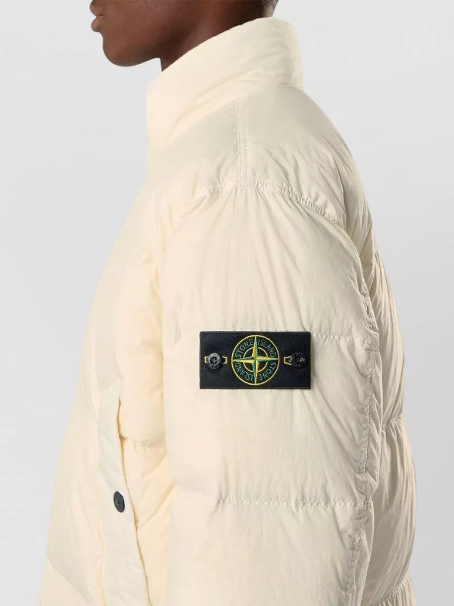 Stone Island Padded Stand Collar Coat