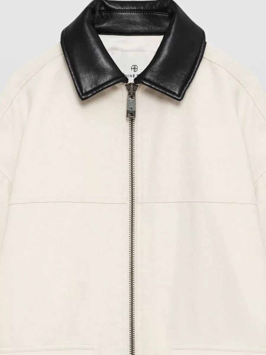 Anine Bing Cotton Single Breasted Coat