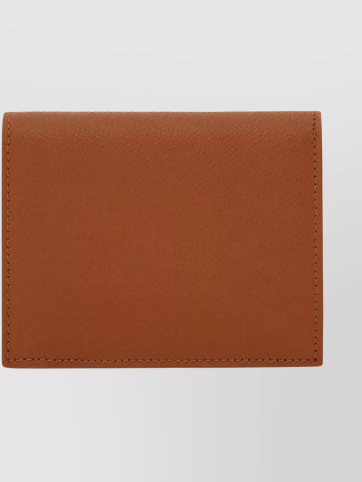 Ferragamo Compact Wallet Gold-tone Hardware In Brown