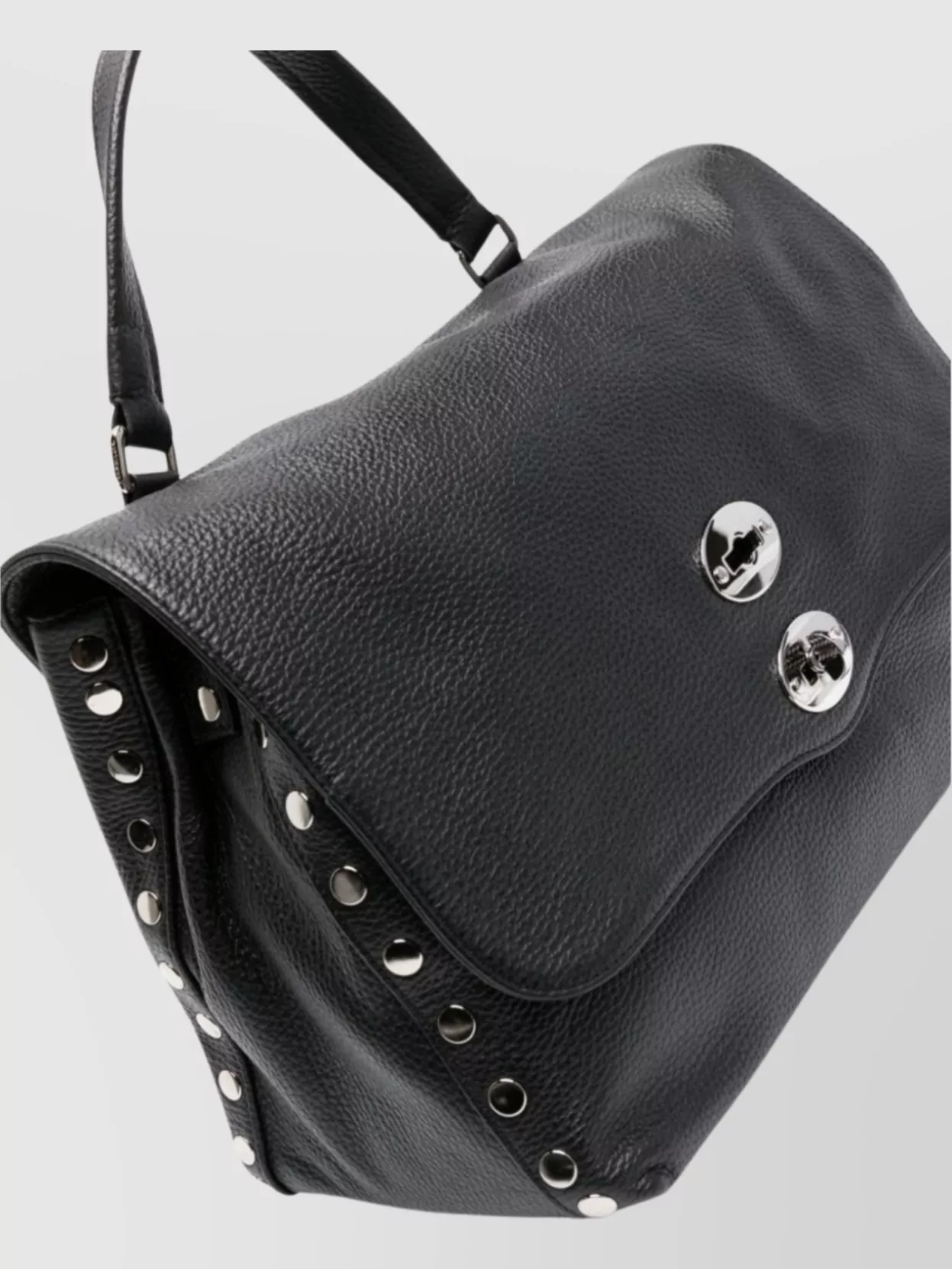 Zanellato Small Leather Handbag With Adjustable Shoulder Strap