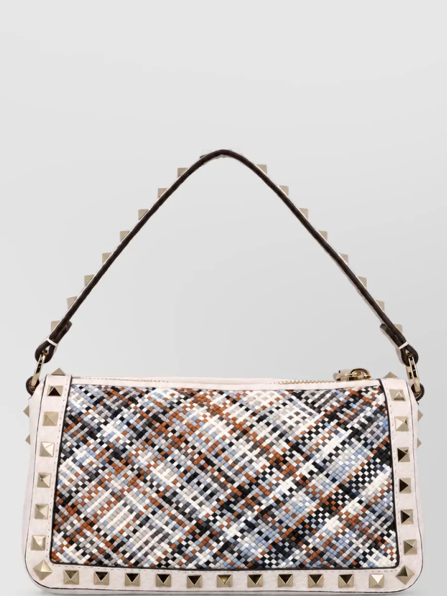 Valentino Garavani rockstud spike leather shoulder bag