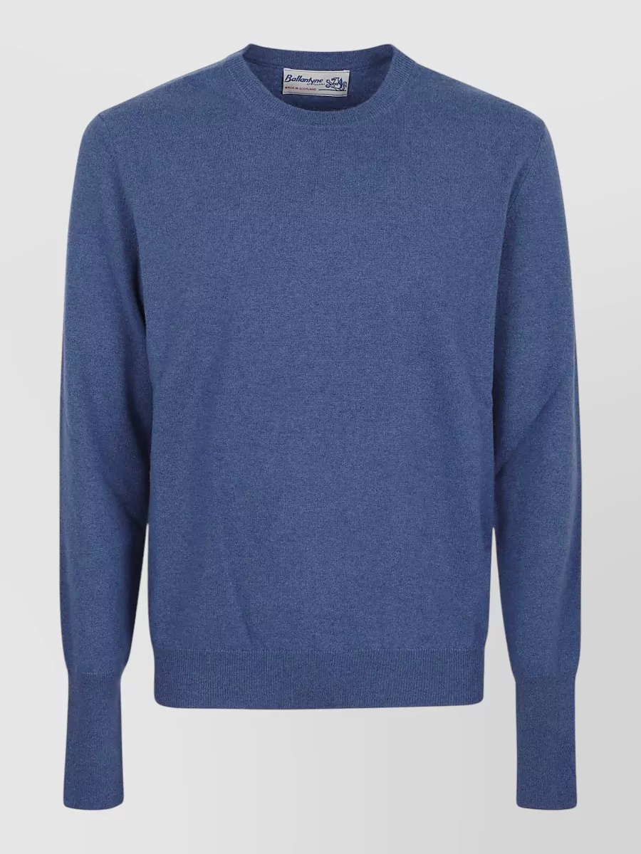 Ballantyne cashmere ribbed crew-neck jumper