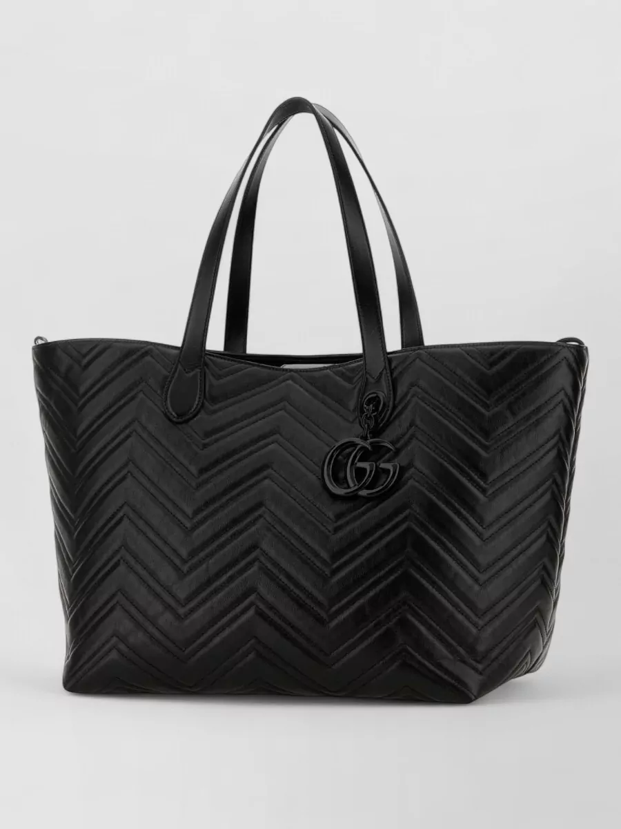 Gucci gg marmont large leather tote bag