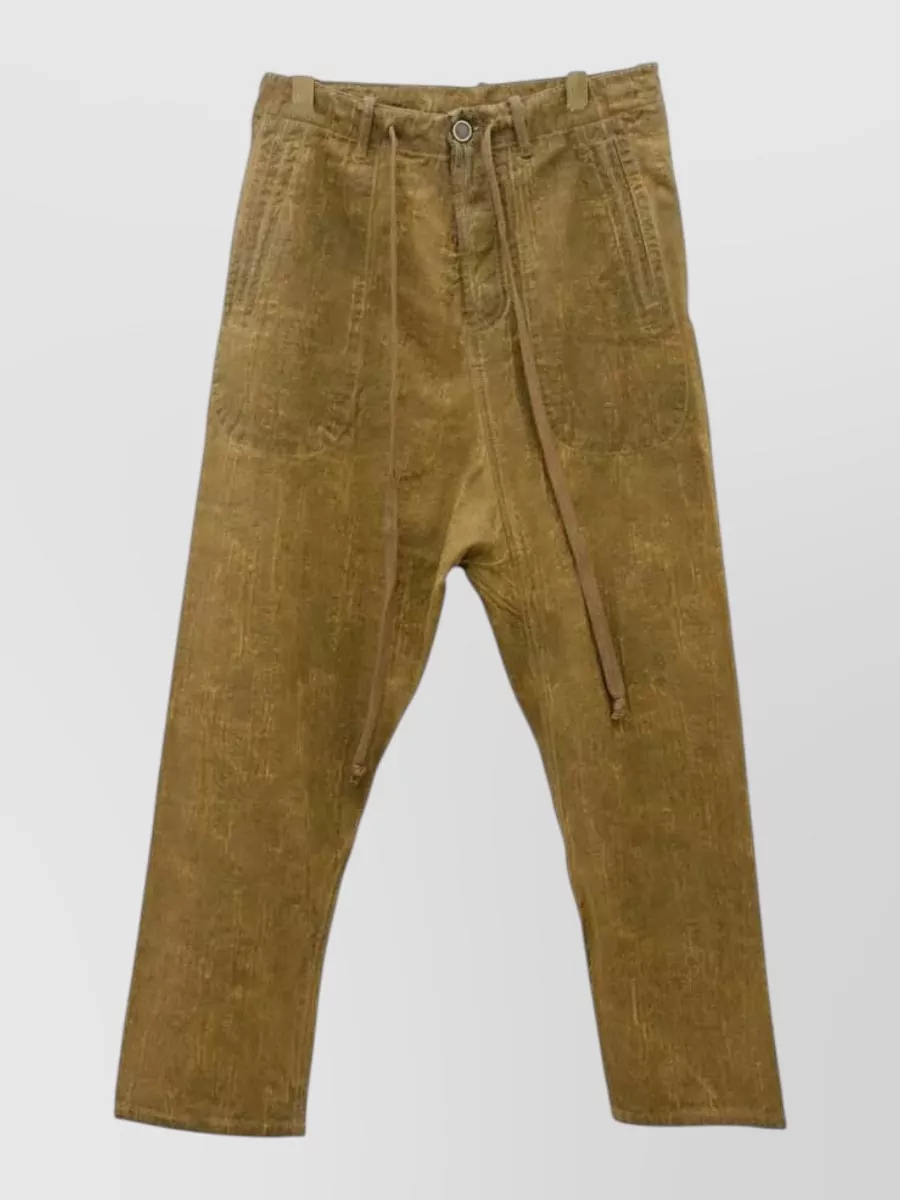 Uma Wang denim straight-leg trousers