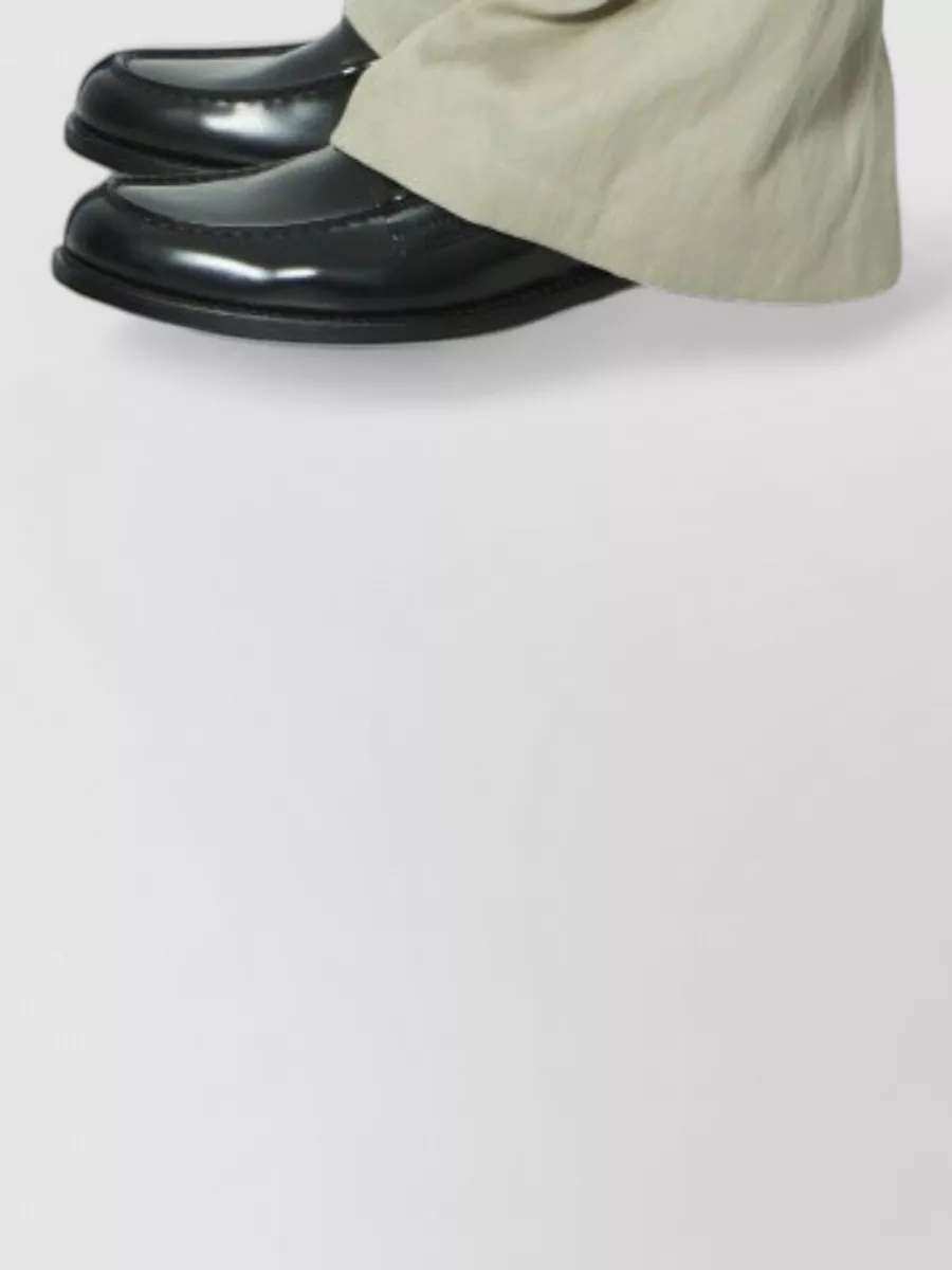 Willy Chavarria Mid-Rise Wide-Leg Oversized Trousers