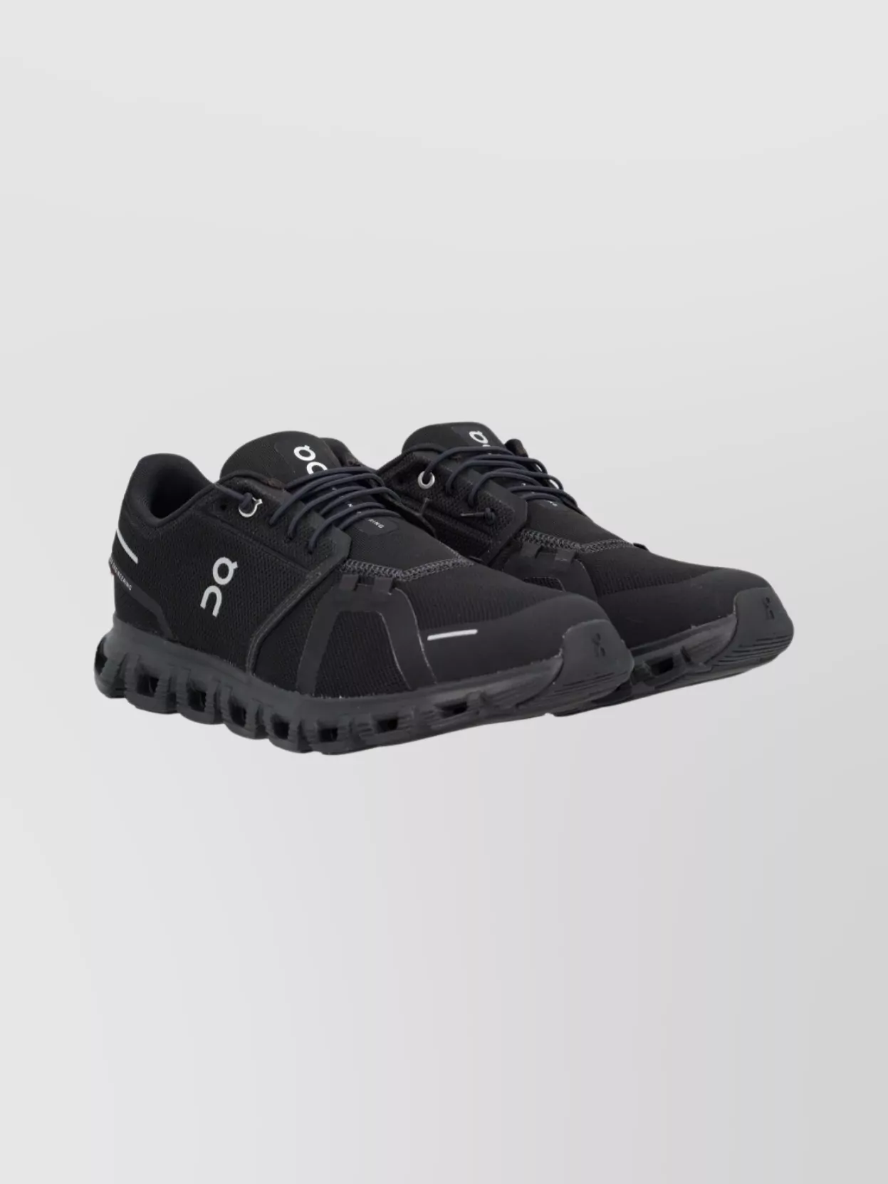On Mesh Sneakers Featuring Reflective Accents And Rubber Sole