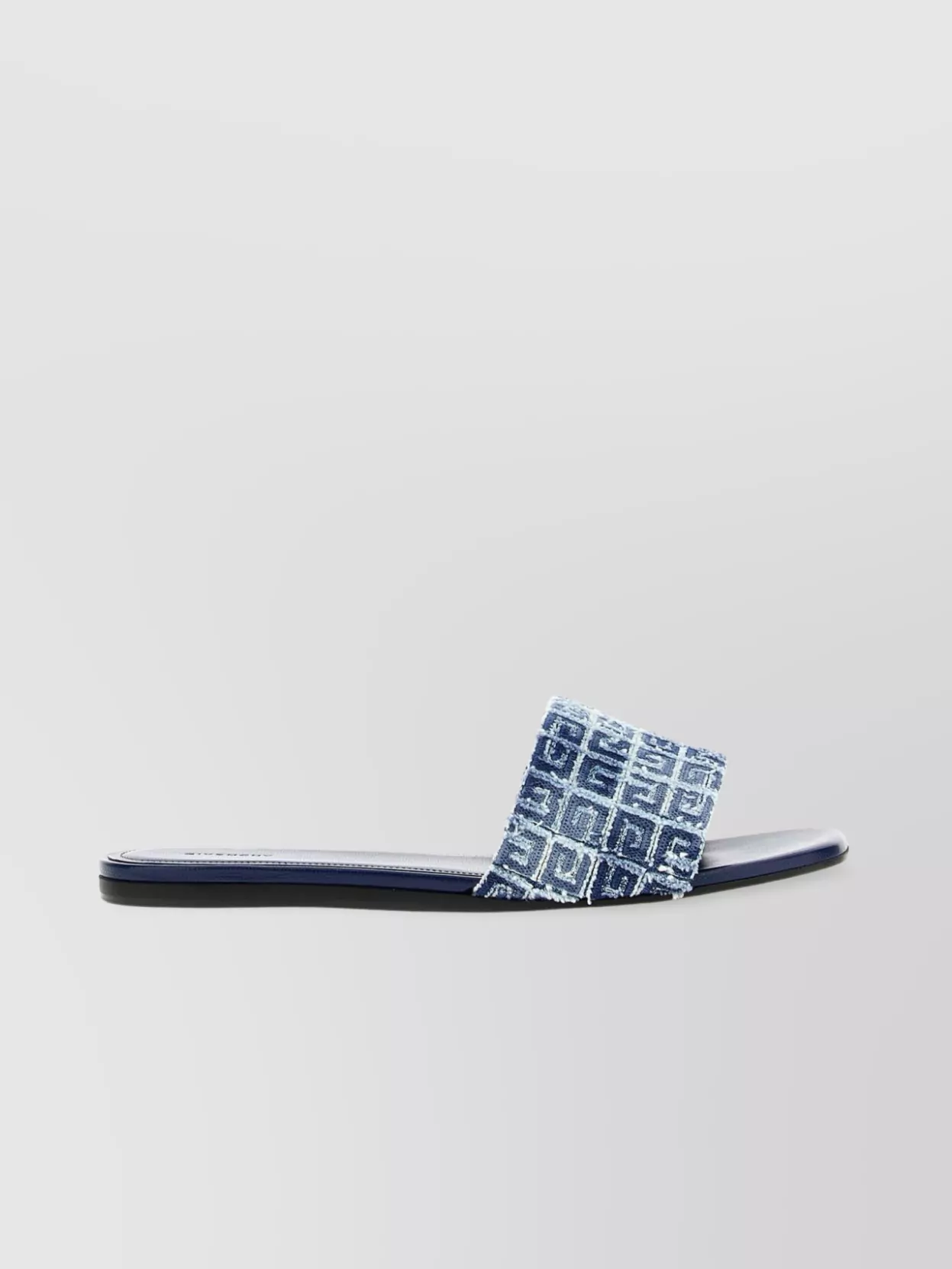Givenchy '4g' Flat Sole Sandals In Blue