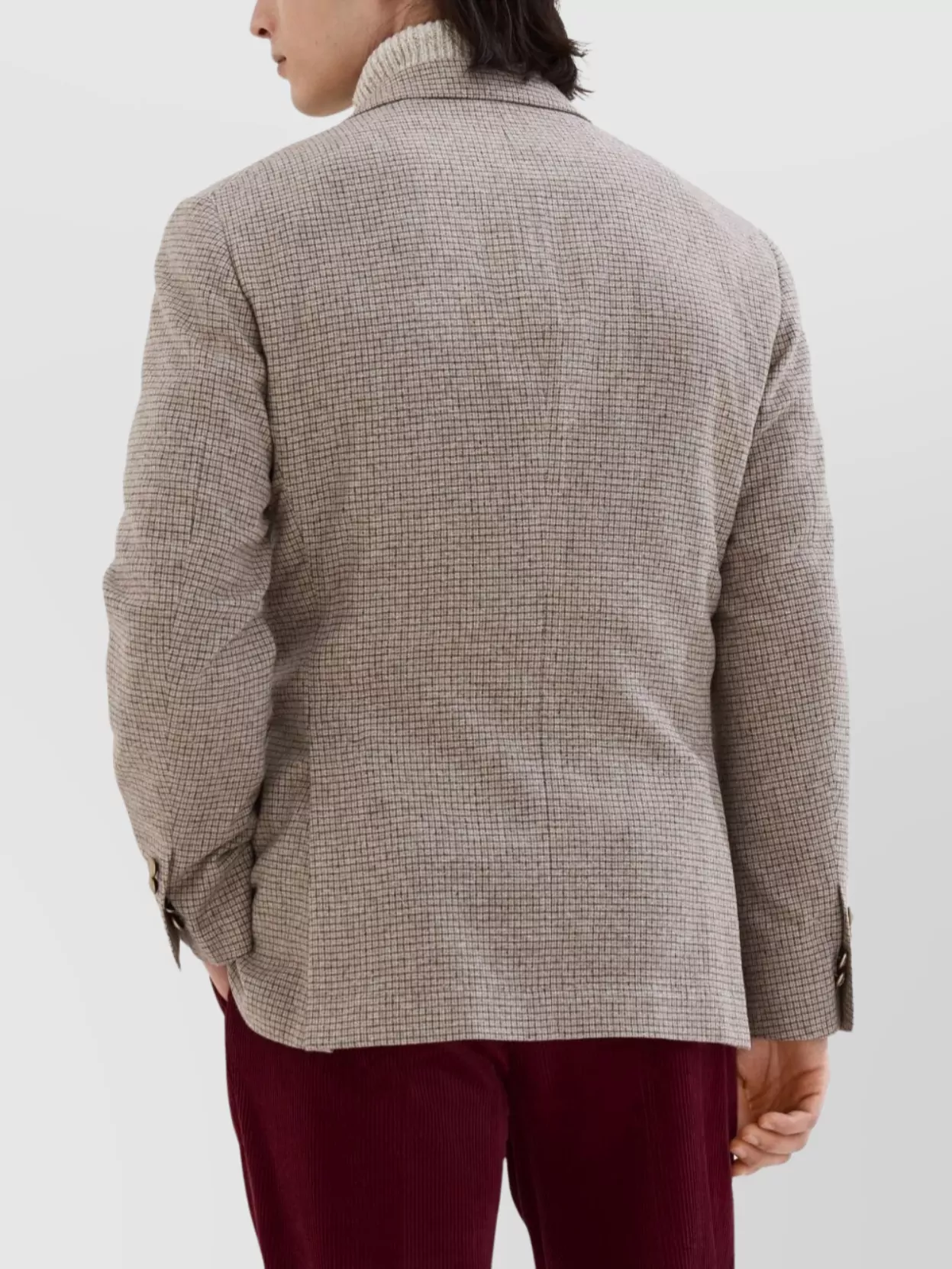 Brunello Cucinelli Wool And Silk Double-Breasted Jacket