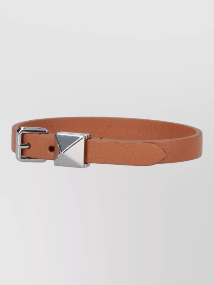 Valentino Garavani Leather Rockstud Bracelet