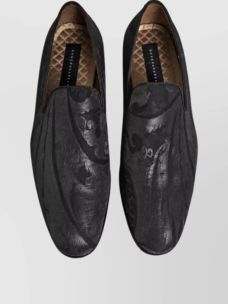 Dolce&Gabbana Leather Monk Shoes
