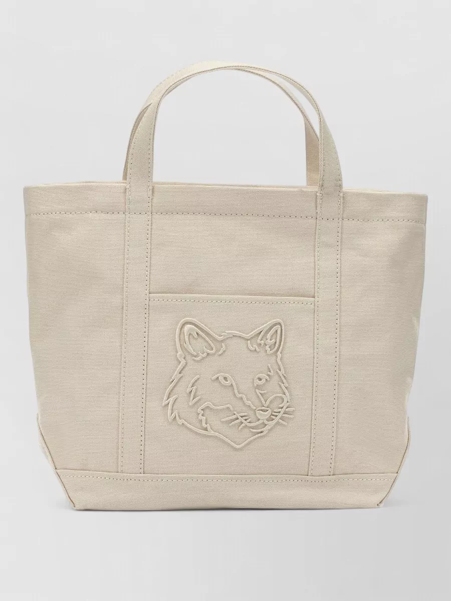 Maison Kitsuné Canvas Tote Bag