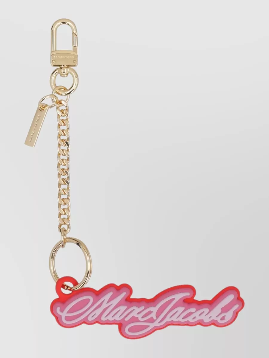 Marc Jacobs logo bag charm