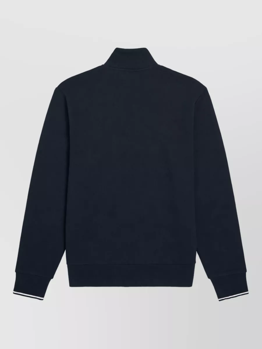 Fred Perry Cotton Half Zip Jacket