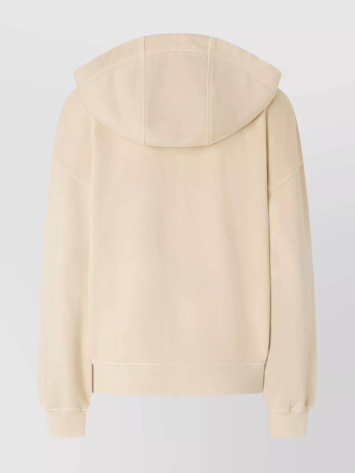 Pinko Hooded Knitwear With Drawstring And Kangaroo Pocket In Neutral
