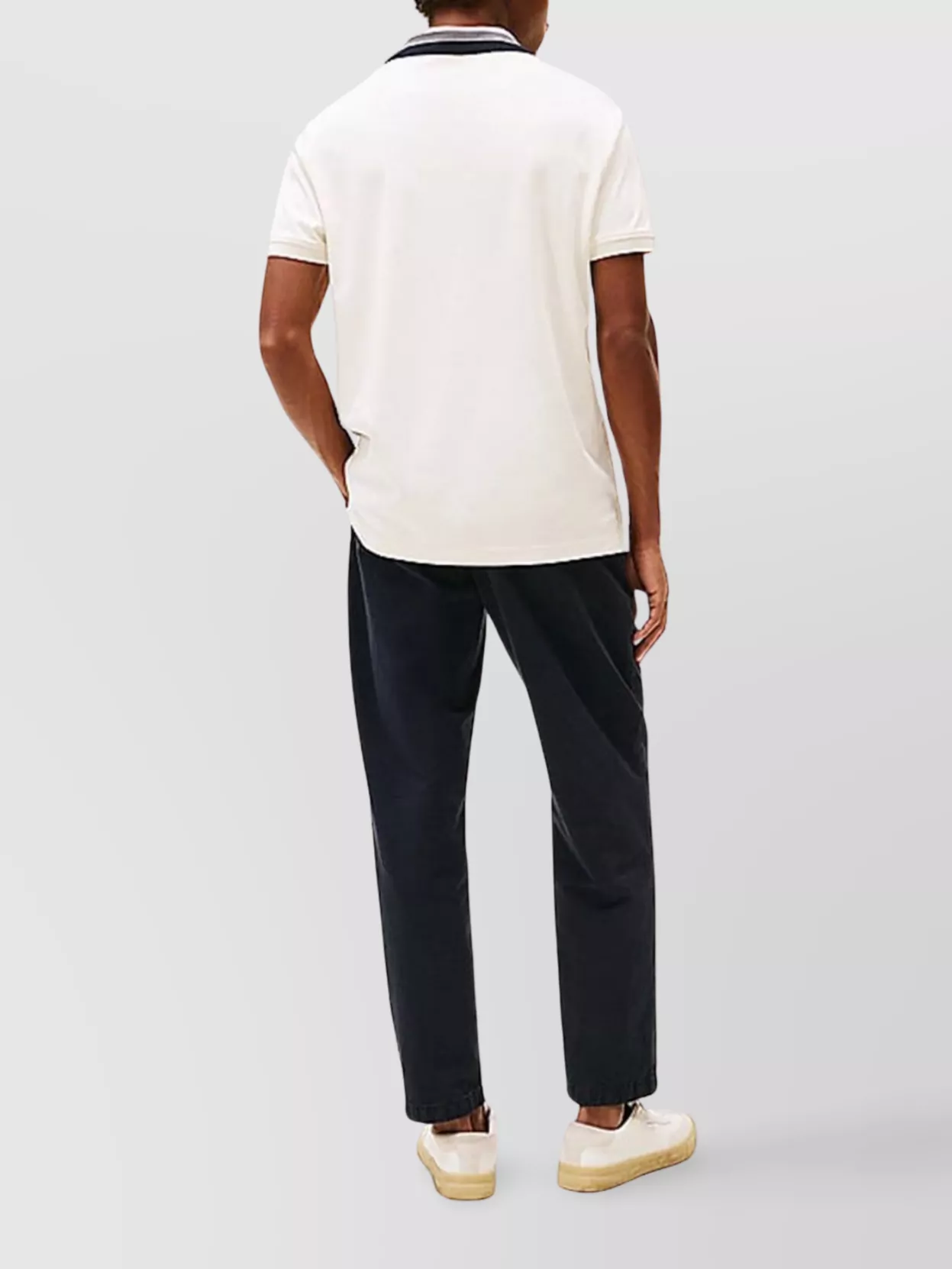 Tommy Hilfiger Polo Shirt With Interlock Collar Detail