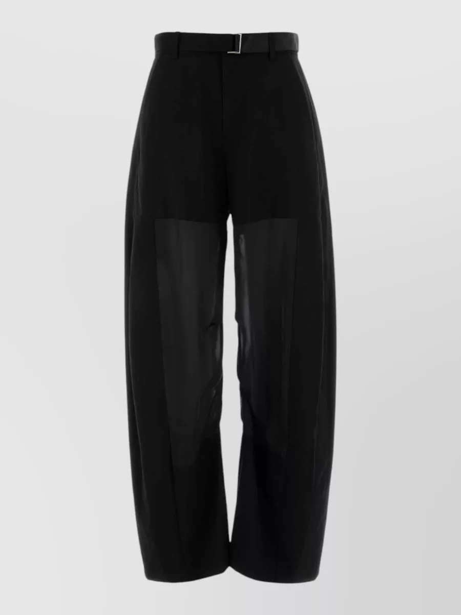 Sacai Wool wide-leg trousers