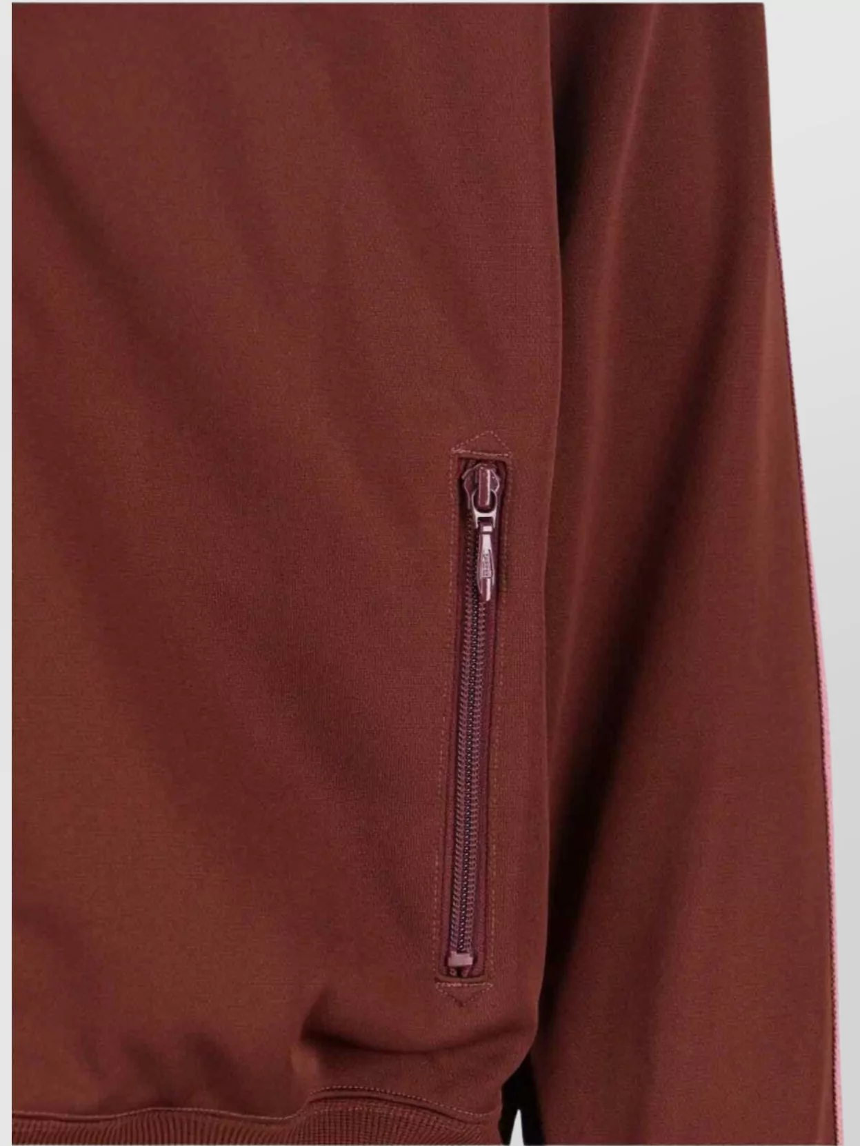 Needles High Collar Sweatshirt Zip Pockets