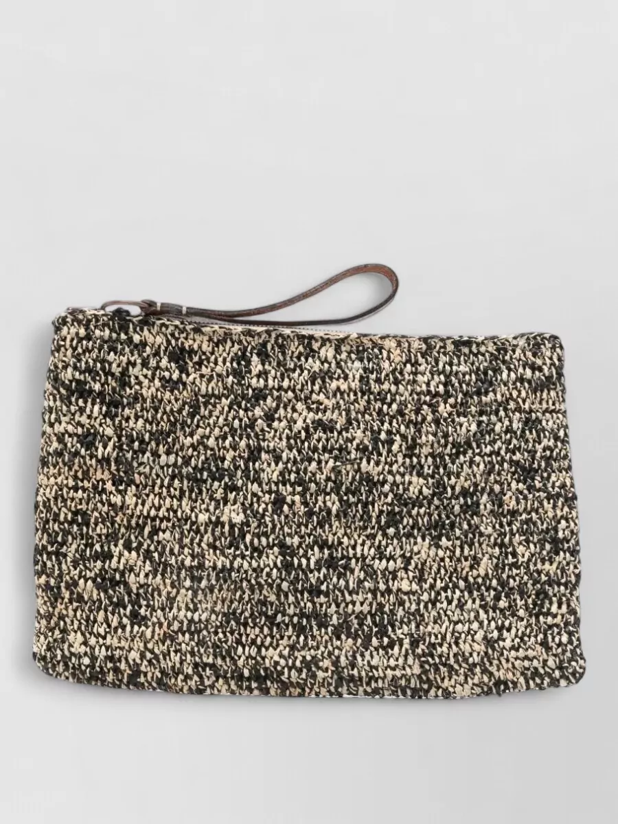 Ibeliv Raffia Mini Clutch Bag