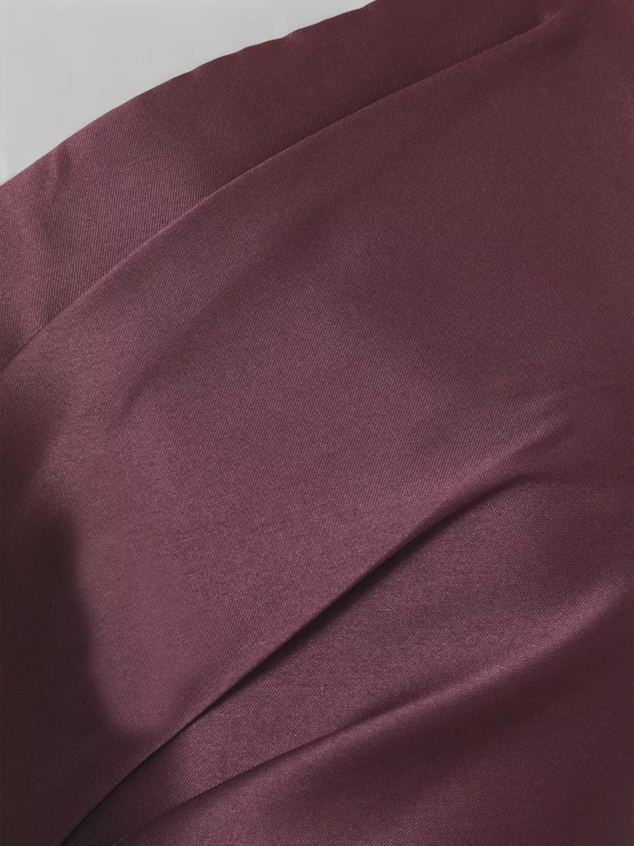 Solace London Polyester One-Shoulder Draped Maxi Dress