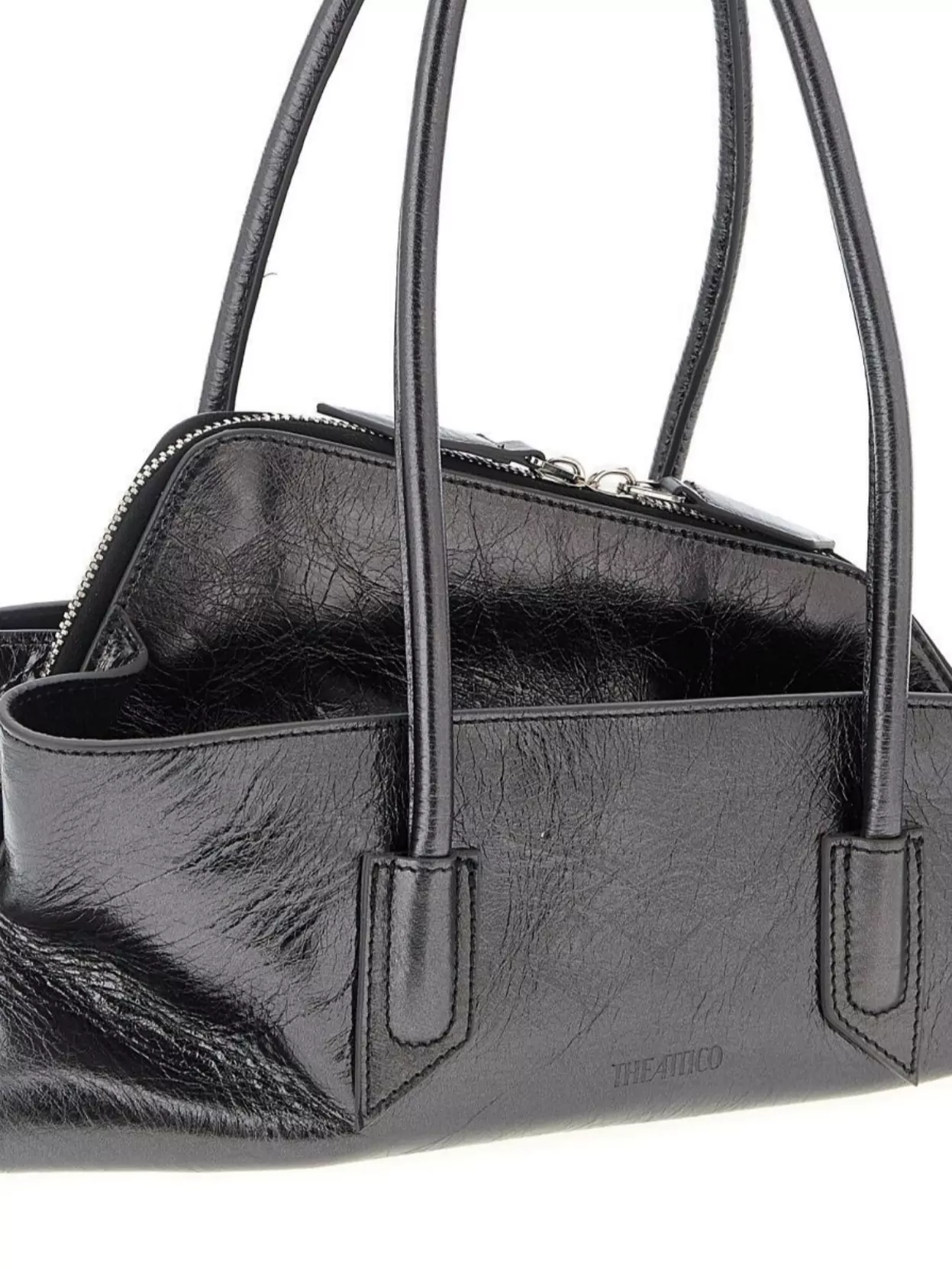 The Attico Small Shoulder Bag Double Handles