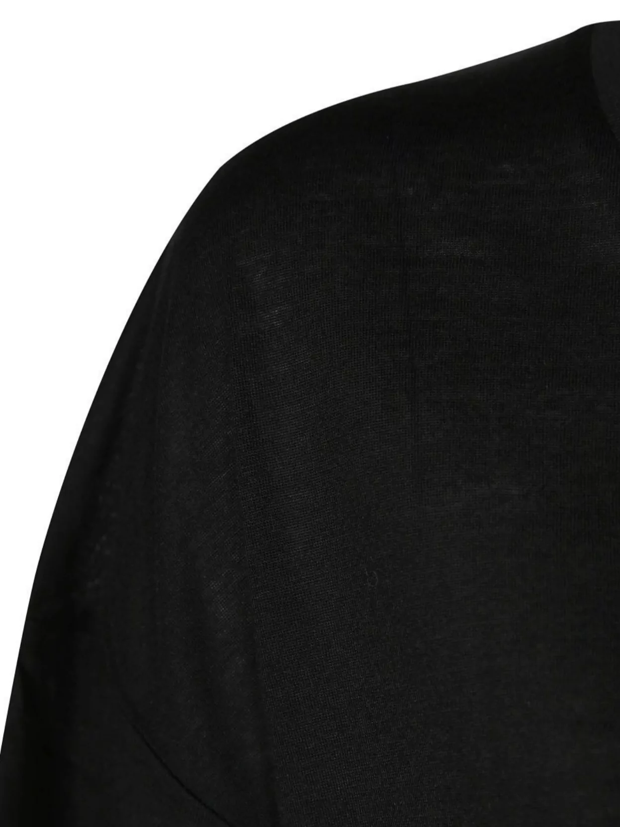 Dondup Lightweight Relaxed Fit Round Neck Sheer Fabric Short Sleeves