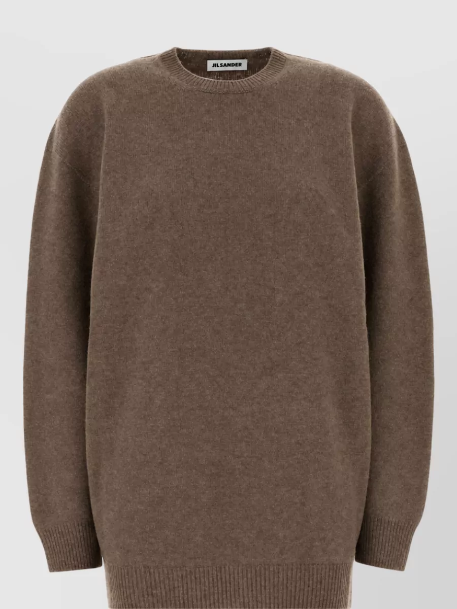 Jil Sander wool cashmere oversized sweatshirt