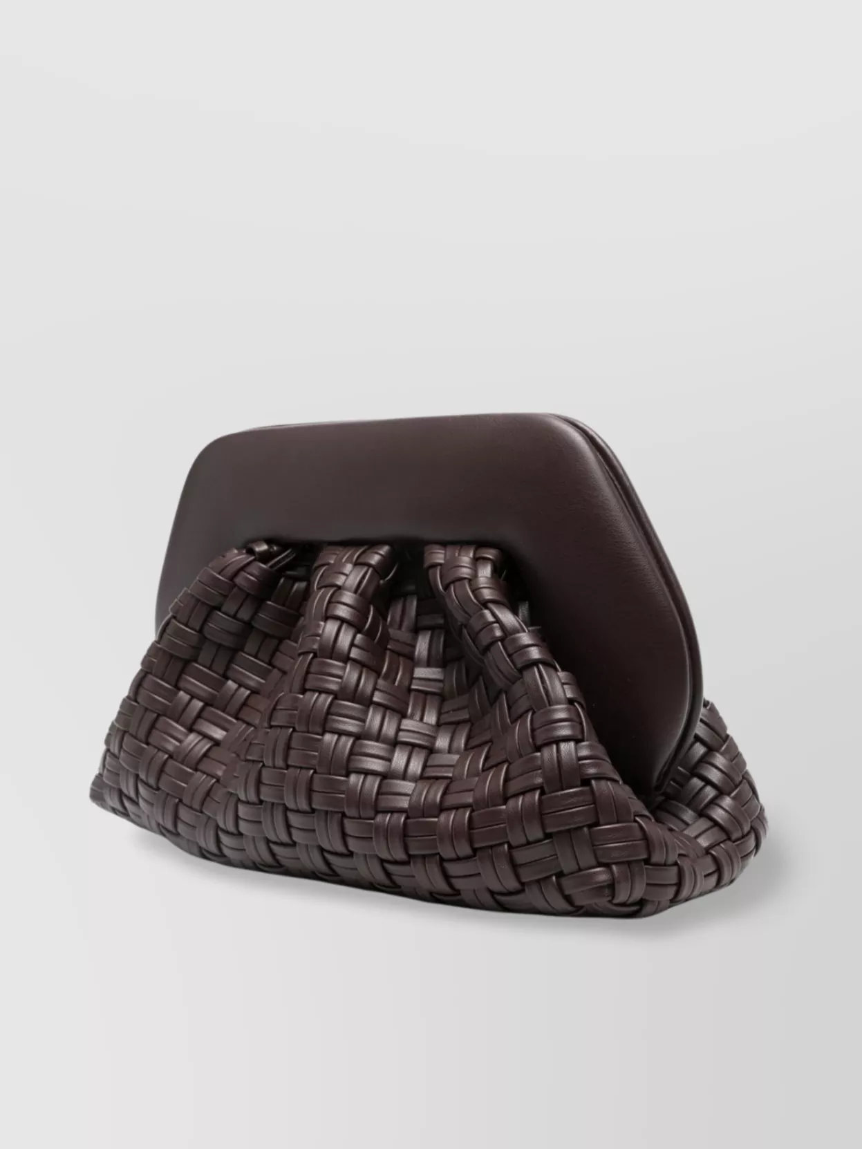 THEMOIRÈ TOP HANDLE WEAVED MICRO CLUTCH